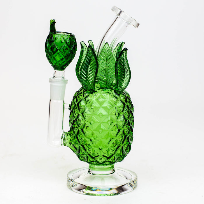 7.5" Pineapple glass water bong Glass Bong ONE
