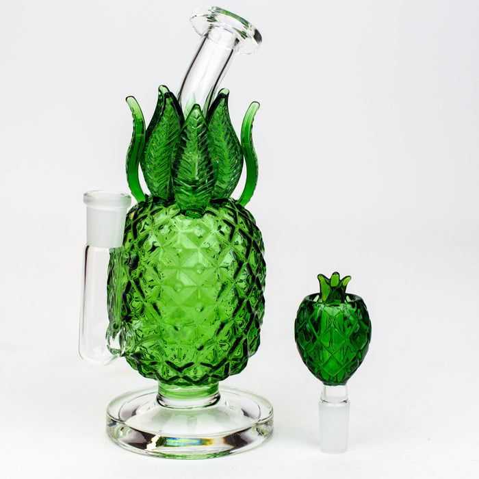 7.5" Pineapple glass water bong Glass Bong ONE