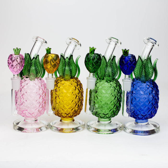 7.5" Pineapple glass water bong Glass Bong ONE
