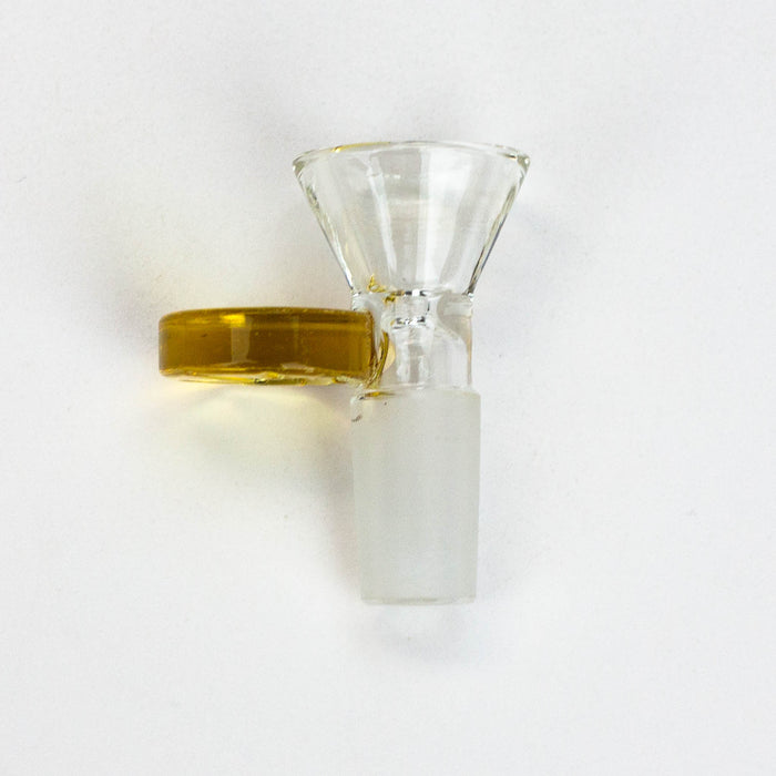 Leaf stamped bowl for 14 mm female Joint Bowl · Popper ONE Gold