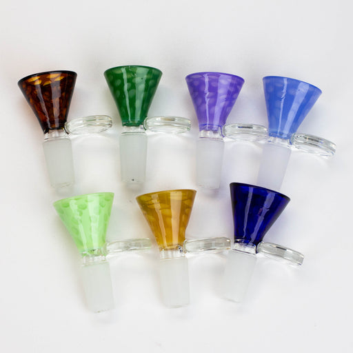 American Color thick honey bowl for 14 mm female Joint Bongs Accessories ONE
