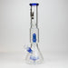 16" Infyniti showerhead percolator with Cone diffuser 7 mm glass bong Glass Bong ONE Blue