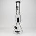 16" Infyniti showerhead percolator with Cone diffuser 7 mm glass bong Glass Bong ONE Black
