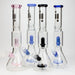 16" Infyniti showerhead percolator with Cone diffuser 7 mm glass bong Glass Bong ONE
