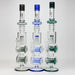 18.5" Infyniti Double ring glass water bong Glass Bong ONE