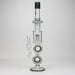 18.5" Infyniti Double ring glass water bong Glass Bong ONE