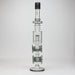 18.5" Infyniti Double ring glass water bong Glass Bong ONE