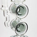 18.5" Infyniti Double ring glass water bong Glass Bong ONE