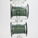 18.5" Infyniti Double ring glass water bong Glass Bong ONE