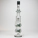 18.5" Infyniti Double ring glass water bong Glass Bong ONE T-Black