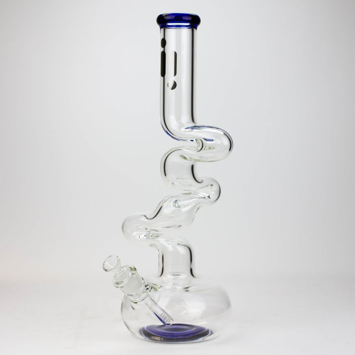 17.5" Infyniti 7mm kink zong glass bong