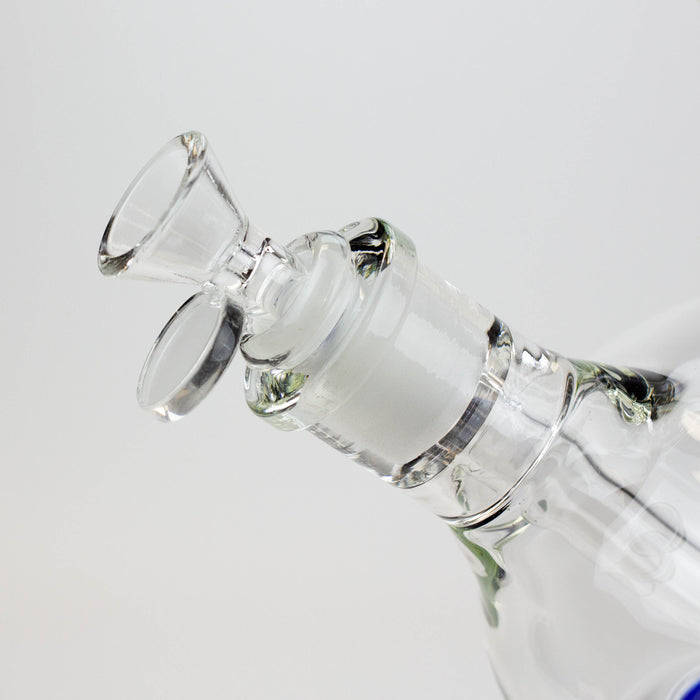 17.5" Infyniti 7mm Zig-zag glass bong