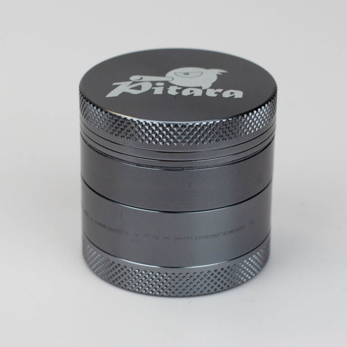 Smoke Pitara - ALUMINUM COMPACT (40 mm) HERB GRINDER Herb Grinder Smoke Pitara Grey