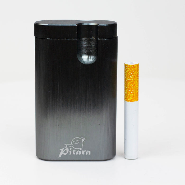 Smoke Pitara - ALUMINUM SMOKING DUGOUT Dugout Smoke Pitara Dark Grey Small