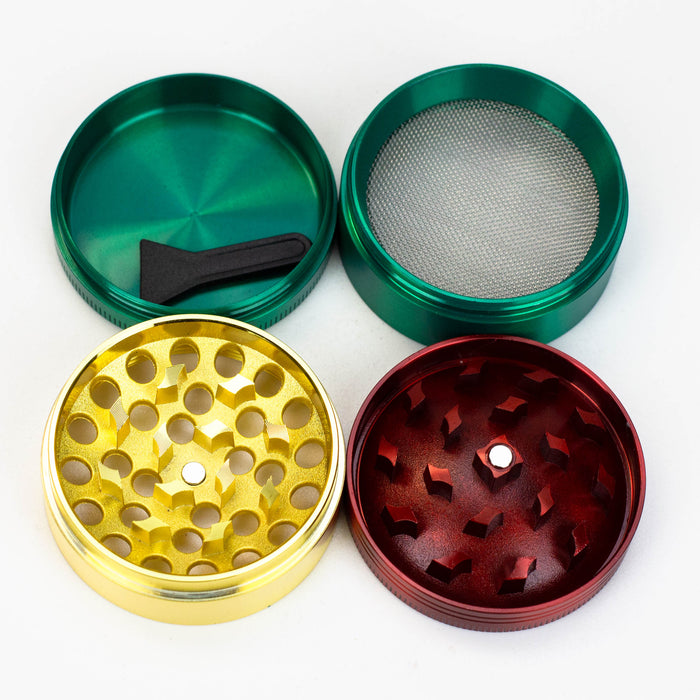 Infyniti 4 parts 50 mm Concave, Zinc Grinder ( GR7557RA ) Regular Grinder ONE