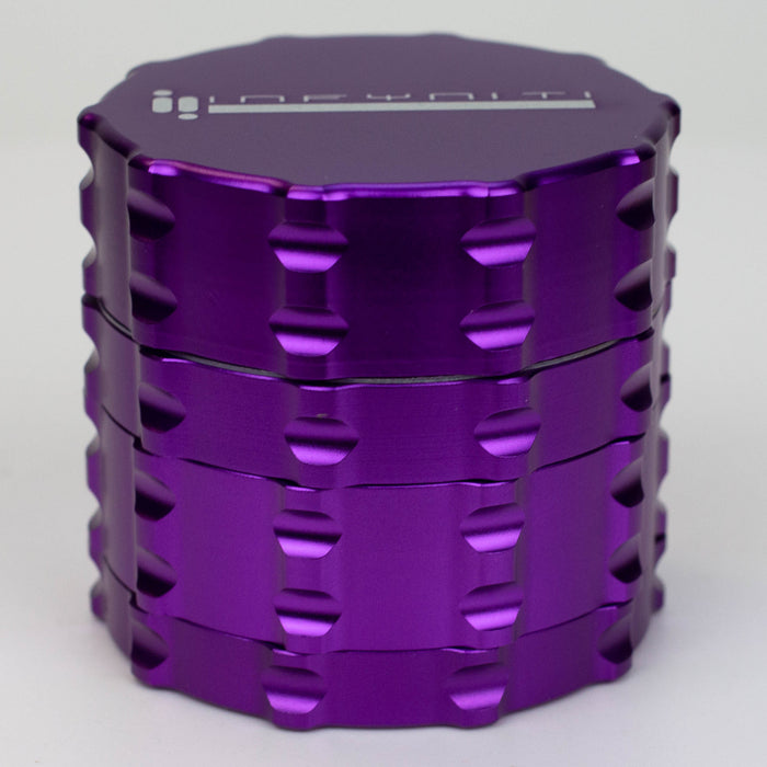 Infyniti 4 parts 63 mm DRUM Zinc Grinder Regular Grinder ONE Purple
