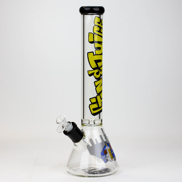 DEATH ROW-15.5" 7 mm Glass water bong by Infyniti [Gin & Juice] Glass Bong ONE
