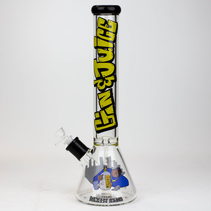 DEATH ROW-15.5" 7 mm Glass water bong by Infyniti [Gin & Juice] Glass Bong ONE