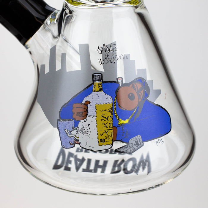 DEATH ROW-15.5" 7 mm Glass water bong by Infyniti [Gin & Juice] Glass Bong ONE