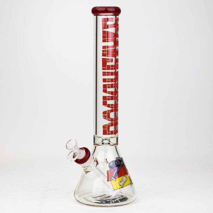 DEATH ROW-15.5" 7 mm Glass water bong by Infyniti [DOGGYSTYLE] Glass Bong ONE
