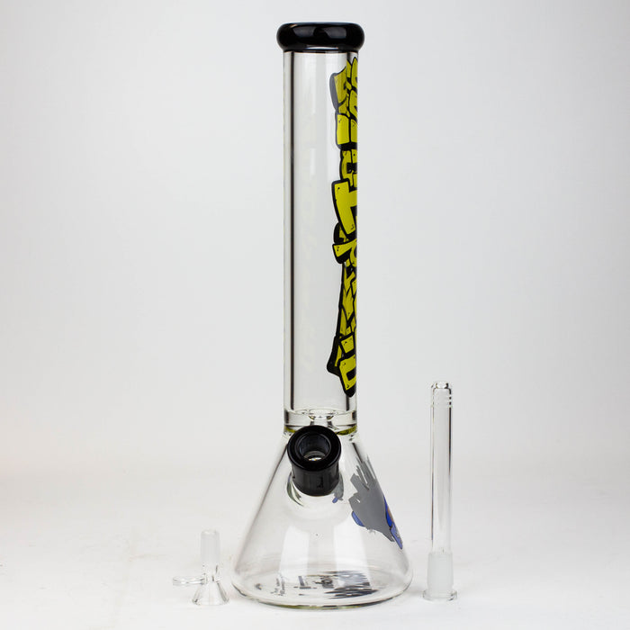 DEATH ROW-15.5" 7 mm Glass water bong by Infyniti [Gin & Juice] Glass Bong ONE