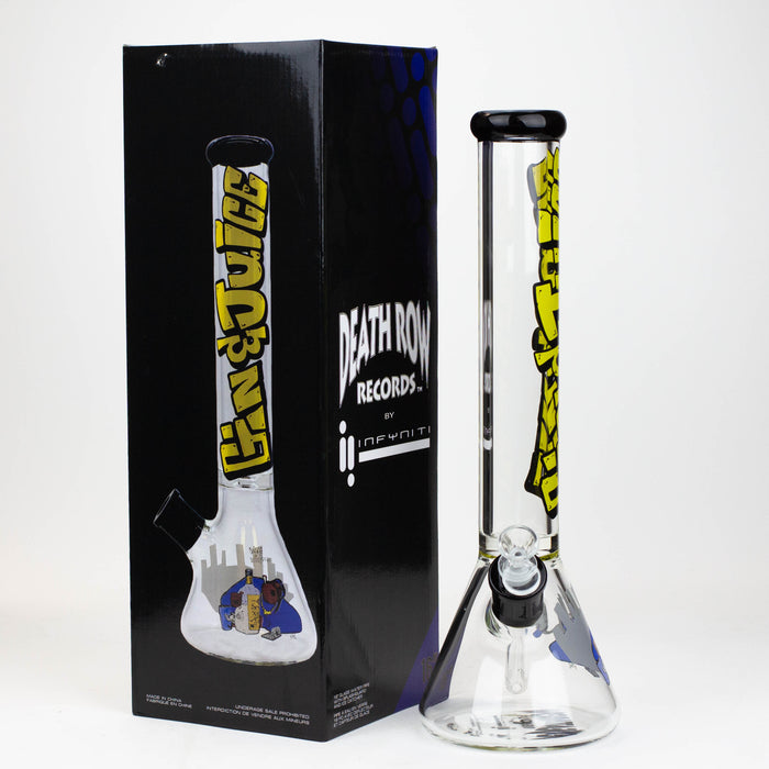DEATH ROW-15.5" 7 mm Glass water bong by Infyniti [Gin & Juice] Glass Bong ONE