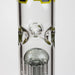 PROTECT YA NECK-15.5" 7 mm tree arm percolator glass bong [Logo] Glass Bong ONE