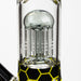 PROTECT YA NECK-15.5" 7 mm tree arm percolator glass bong [Logo] Glass Bong ONE