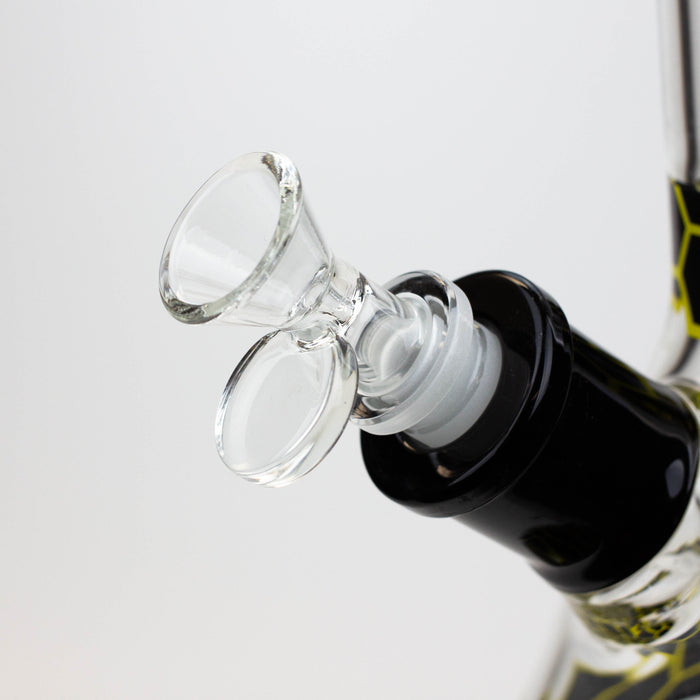 PROTECT YA NECK-15.5" 7 mm tree arm percolator glass bong [Logo] Glass Bong ONE