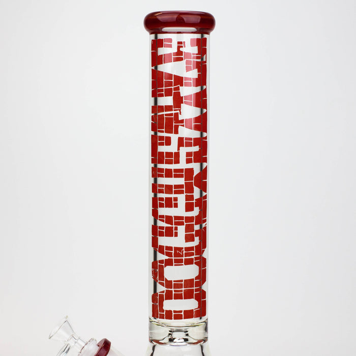 DEATH ROW-15.5" 7 mm Glass water bong by Infyniti [DOGGYSTYLE] Glass Bong ONE