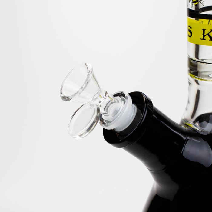 PROTECT YA NECK-15.5" 7 mm Glass water bong by Infyniti [Killa Bees] Glass Bong ONE