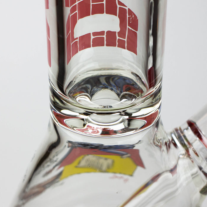 DEATH ROW-15.5" 7 mm Glass water bong by Infyniti [DOGGYSTYLE] Glass Bong ONE