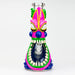 12.5" Resin 3D artwork 7mm glass beaker water bong [TS109] Resin · Silicone · Plastic Bong ONE