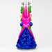12.5" Resin 3D artwork 7mm glass beaker water bong [TS109] Resin · Silicone · Plastic Bong ONE