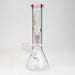 12" Genie-Tree arms color accented glass water bong Glass Bong ONE Pink