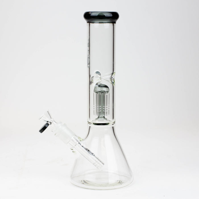 12" Genie-Tree arms color accented glass water bong Glass Bong ONE