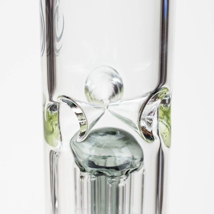 12" Genie-Tree arms color accented glass water bong Glass Bong ONE