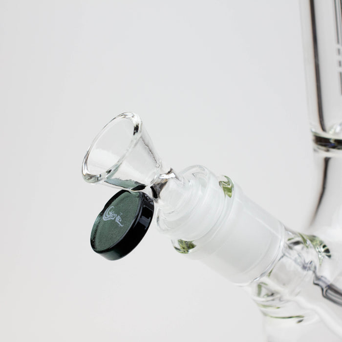12" Genie-Tree arms color accented glass water bong Glass Bong ONE