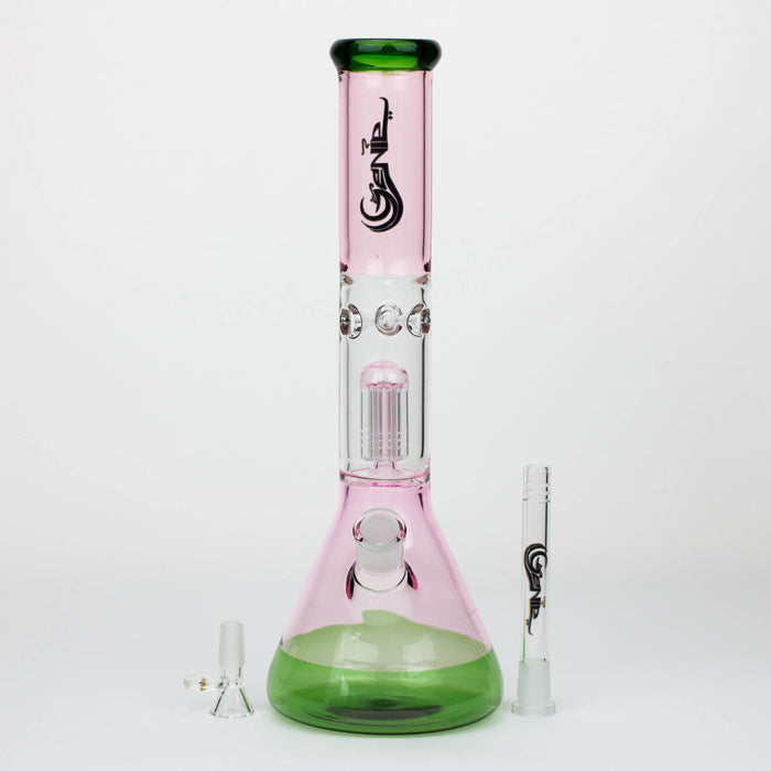 14.5" Genie-Tree arms two tone glass water bong [ST11] Beaker Bong ONE