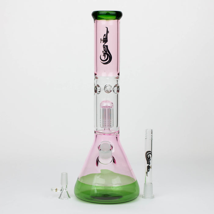 14.5" Genie-Tree arms two tone glass water bong [ST11]