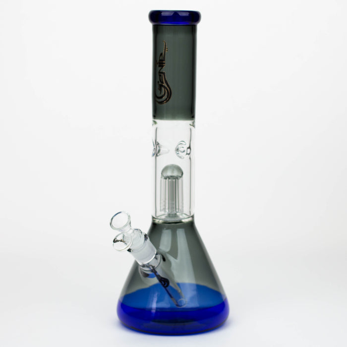 14.5" Genie-Tree arms two tone glass water bong [ST11] Beaker Bong ONE T-Black / Blue