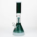 14.5" Genie-Tree arms two tone glass water bong [ST11] Beaker Bong ONE Teal / White