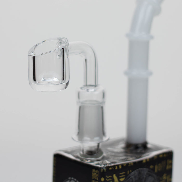 7.5" Glow in the dark Juicy box Rigs SP2070 - Egyptian Glass Rig ONE