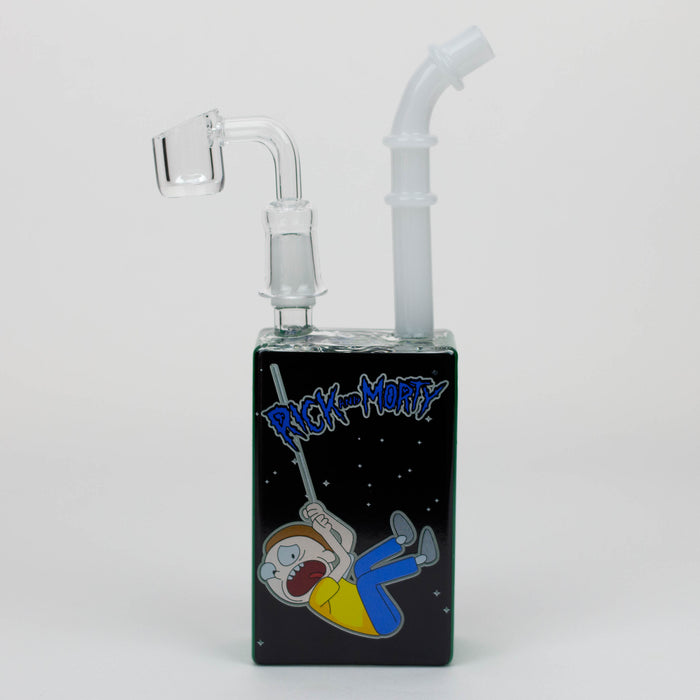 7.5" Glow in the dark Juicy box Rigs SP2072 - RM Cartoon A Glass Rig ONE