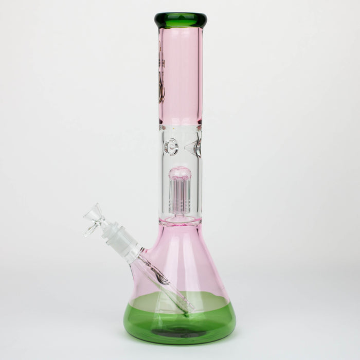 14.5" Genie-Tree arms two tone glass water bong [ST11] Beaker Bong ONE