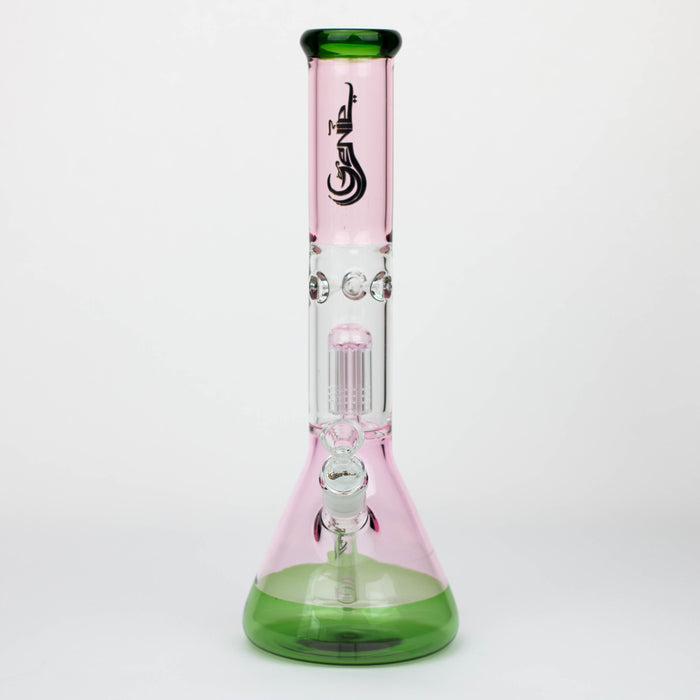 14.5" Genie-Tree arms two tone glass water bong [ST11]