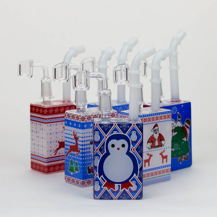 7.5" Juicy box Rigs SP2075 -Holiday Glass Rig ONE