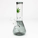 7" color glass water beaker bong Glass Bong ONE T-Black