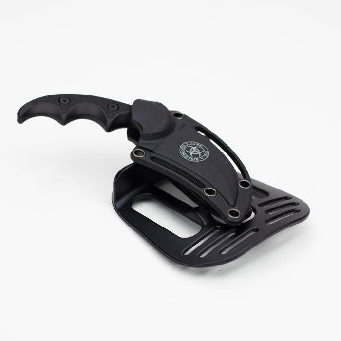 5.75" Zomb-War Black Boot Skinner Knife with Sheath [8172] Fixed Blade Knife Canadian Distributor