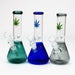 7" color glass water beaker bong Glass Bong ONE